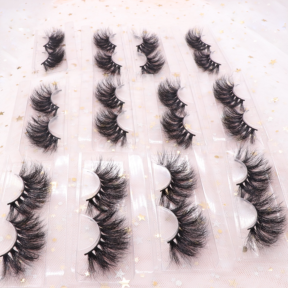 Inice private wholesale thick lashes3d wholesale vendor 25mm
