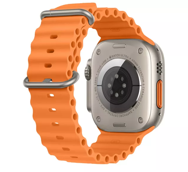 Ремешок силиконовый для Apple Watch Ultra Band 49 мм, браслет с двойной пряжкой для iwatch Series, Океанский цвет, 2023