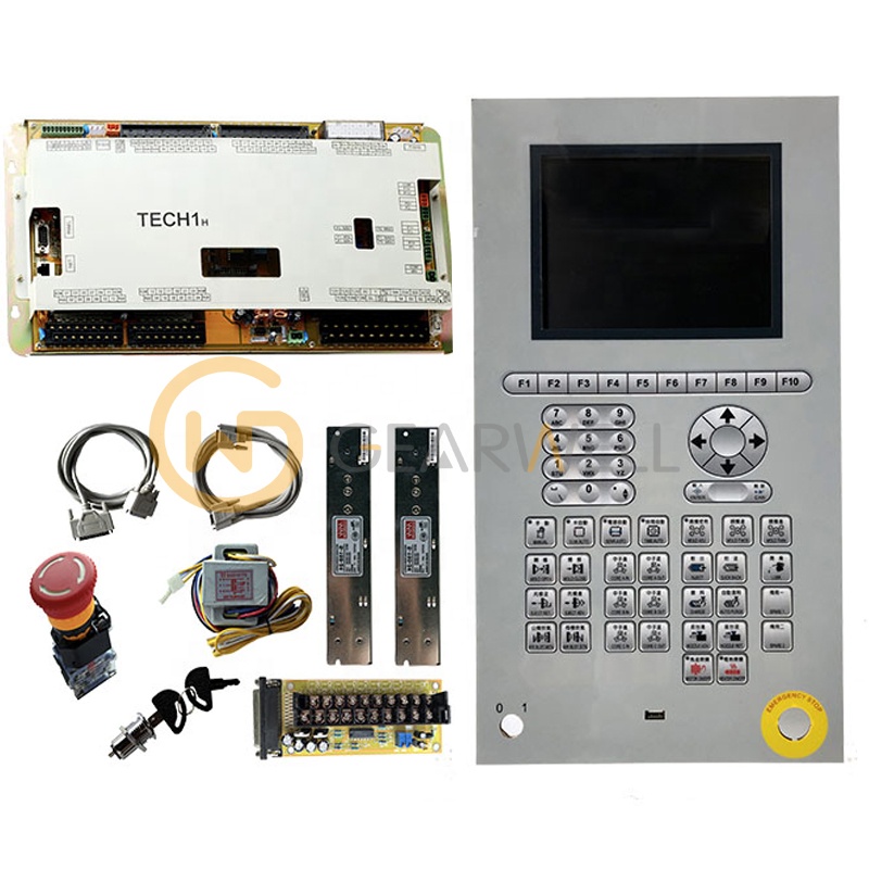 Techmation TECH 2 with HMI Q8M panel for injection molding machine,injection machine CPU board