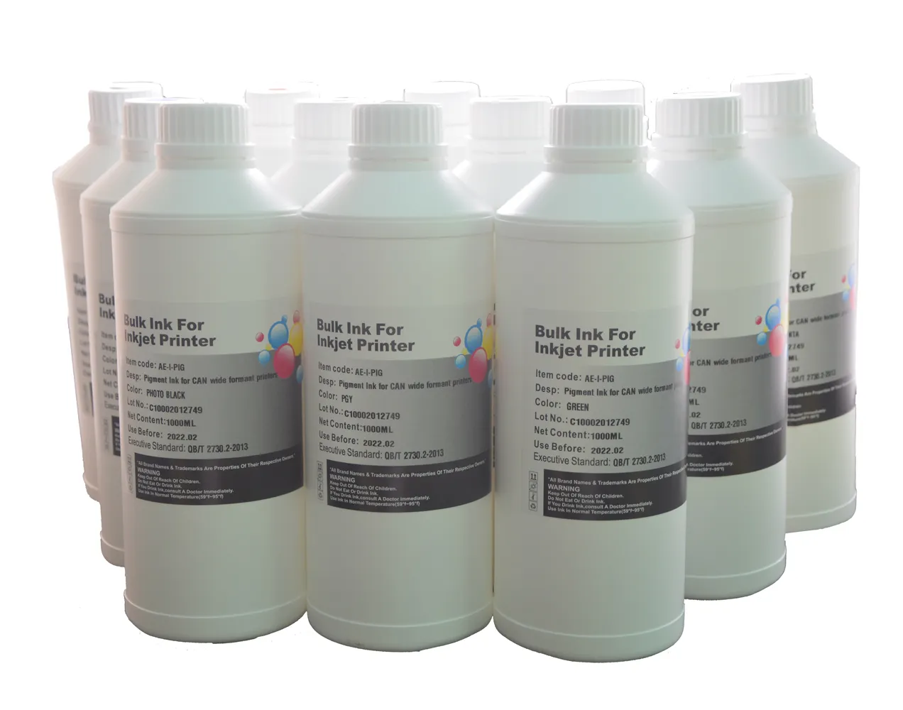 Aomya 1000ml Pigment ink for ink Cartridge PFI-1700 for Canon Pro2000/2100 Pro 4000s/4100 /6000s/6100/6100S/4100S