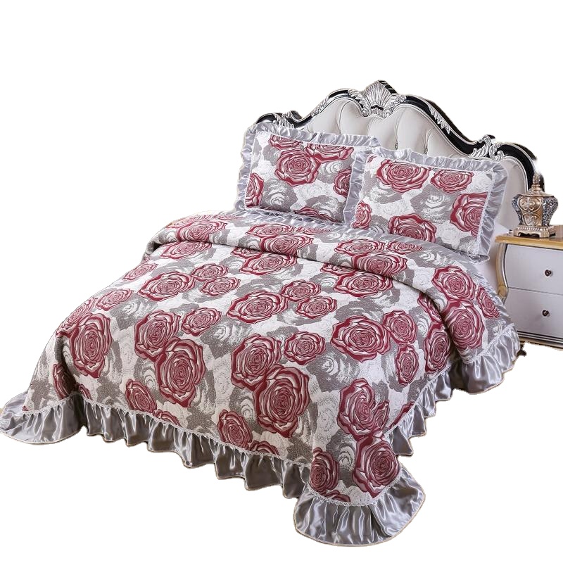 New American style Reversible 100% Knitting Cotton Bed Spreads