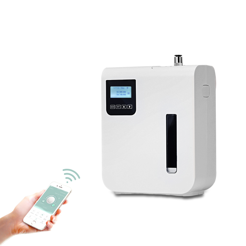 OEM factory smart Silent Marketing HVAC Commerical Scent Diffuser Aroma Air Wall Mounted Hotel Aroma Essential Oil Diffuser
