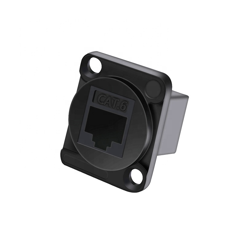 8P8C CAT.6 RJ45 панельный соединитель сеть Ethernet RJ45 шасси разъем RJ45 модульная гнездовая розетка