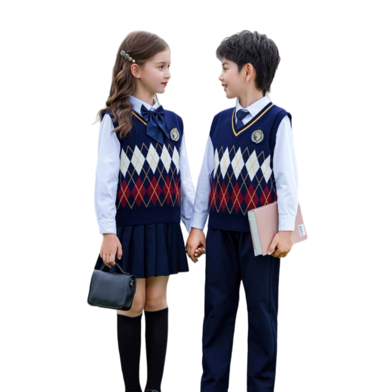 High Quality Customized School Uniforms Fall Long-sleeve School Uniform Sets