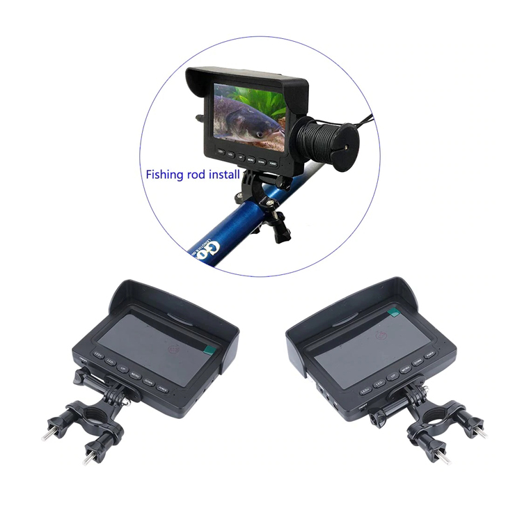 Underwater Fishing Camera handle fish finder fishing camera on the rods