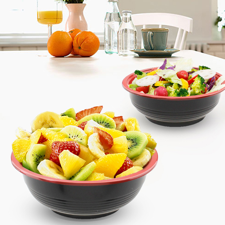 Disposable Plastic PP Bowl With Lid Salad Bowl/Box Microwave Soup Bowl Custom