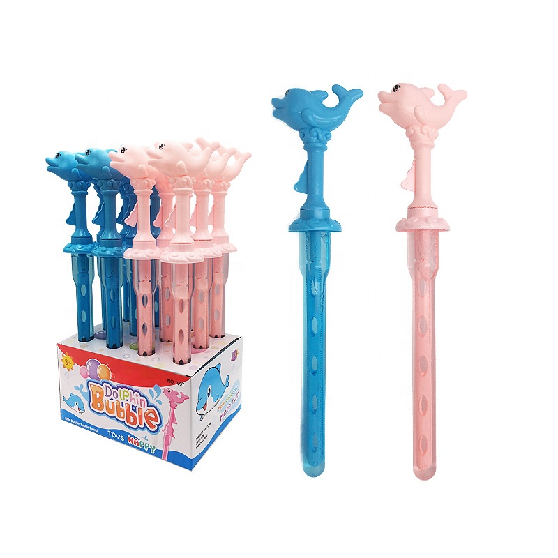 Два цвета дети открытый играть Дельфин bubble maker western bubble sword игра игрушка