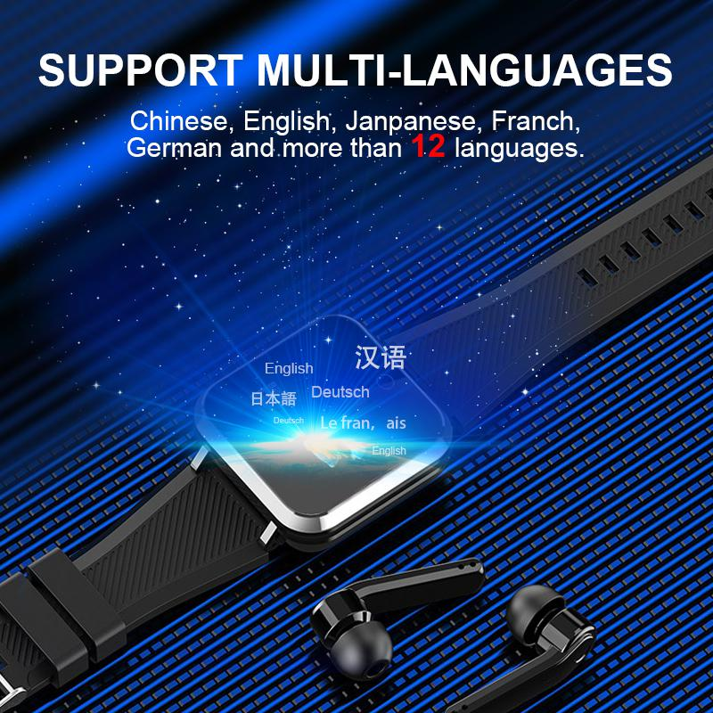 T11 New Smart Bracelet TWS 2 In 1 Smartwatch Smart Watch with Wireless Earphone
