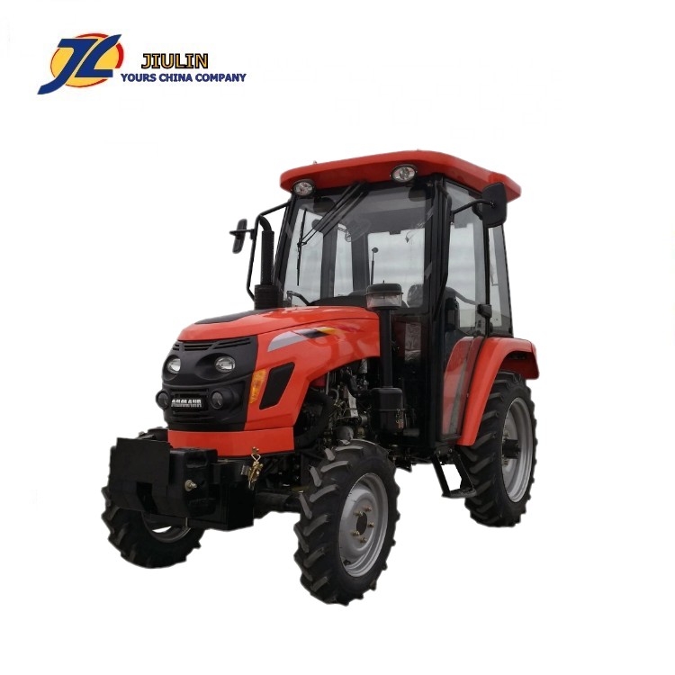 50hp 4WD фермерский трактор с Rops, фронтальный погрузчик