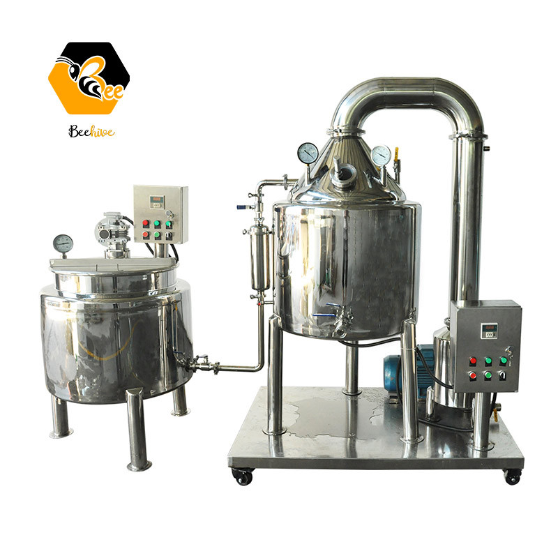 304 Stainless Steel Food Grade Honey Processing Machine 150L / 450L Honey Heating Concentration 2 Ton / 4T Output