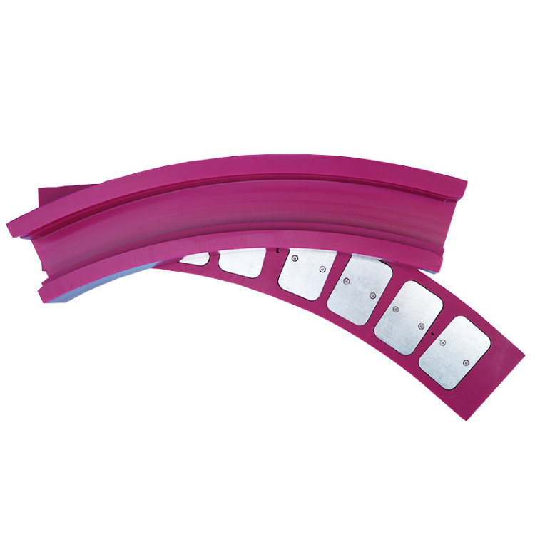 Factory Direct Nylon Magnetic Bending Rail Plastic Chain Slide Rail Chute