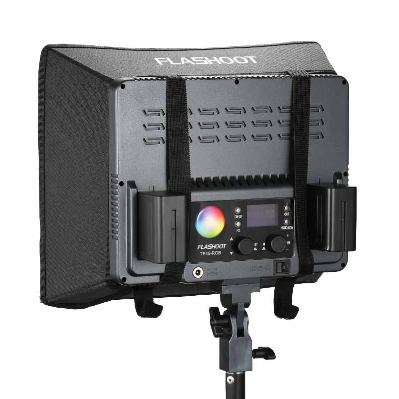 Sutefoto FL45RGB 420pcs Led 2800K-10000K Dimmable Video Light for Studio Photo Shooting Photograph  RGB panel light