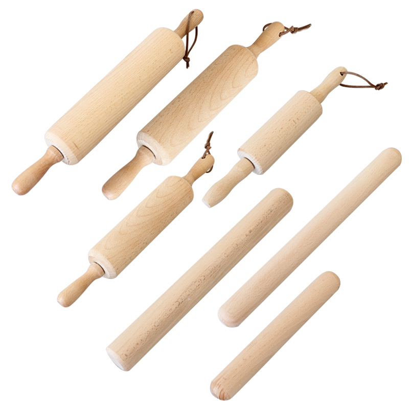 Wholesale Eco-frendly custom engraved wooden rolling pin dough cake mini rolling pin & embossed rolling pin wooden