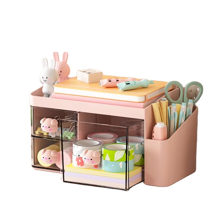 Desk Organizer with 3 Drawer Multi-Functional Pencil Pen Holder for Desk Organizers and Accessories