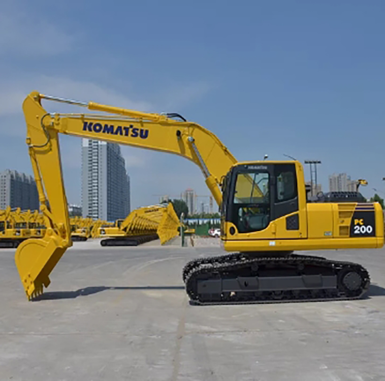 Недорогой б/у экскаватор komatsu pc200, гусеничный экскаватор 2t для строительных работ