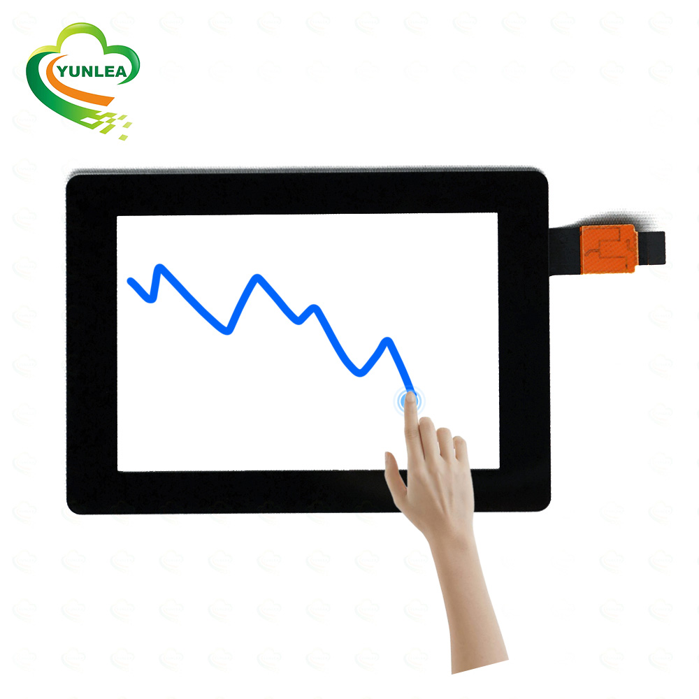 Портативный мульти сенсорный экран COF стекло + стекло I2C 3,5 дюймов емкостный сенсорный экран панели