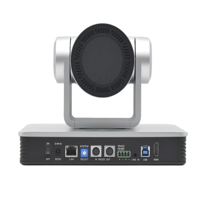 IP-камера с оптическим зумом 60fps 12x, объектив с автофокусом, высококачественный КМОП-датчик 4K NDI PTZ для видеоконференций и трансляций