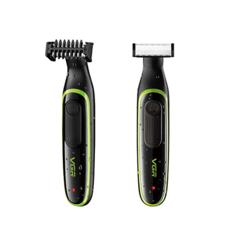 Fangjuu Grooming electric 100% waterproof one blade Hybrid Electric Face and Body Trimmer shaver for men