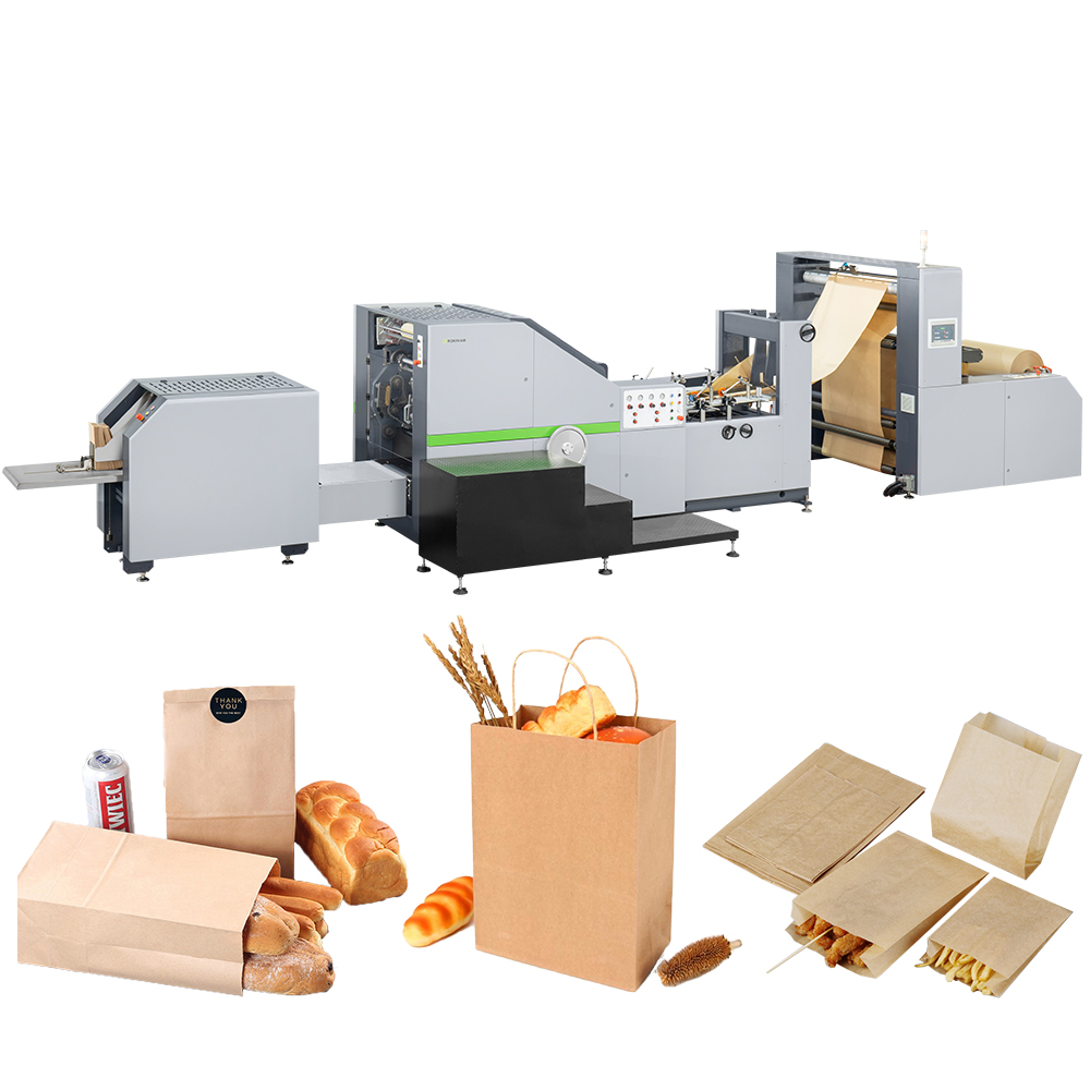 ROKIN BRAND auto paper bag production machine automatic high speed paper bag machine automatic square bottom paper bag machine