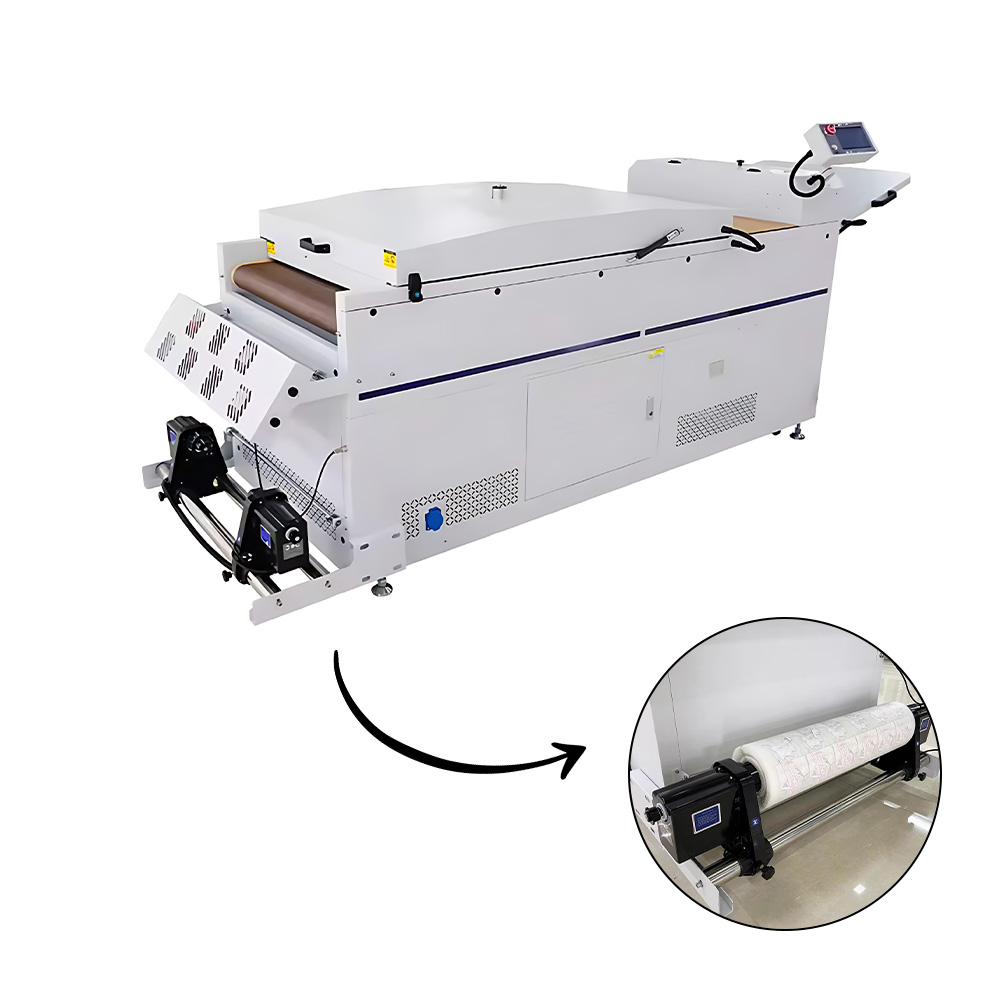 CUYI DTF printer S8074 60cm 4 heads i3200-A1 with Shake Powder Machine Built-in air purifier 2024 New product good quality