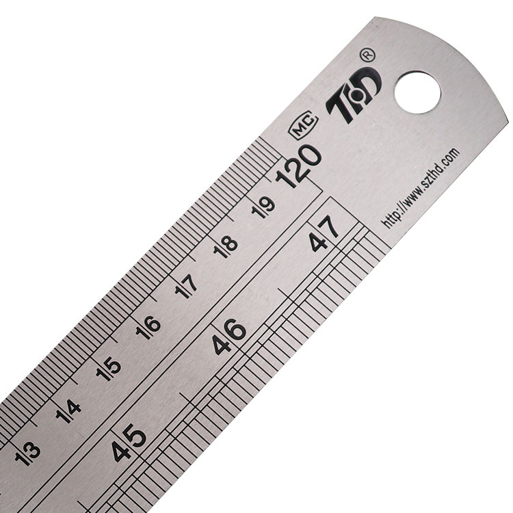 THD бренд TH-5028 120 см/47 дюймов линейка из нержавеющей стали