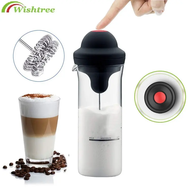 Wishtree milk frother electric food blender hand mixer egg beater bar coffee milk frother for home kitchen coffee blender mixer