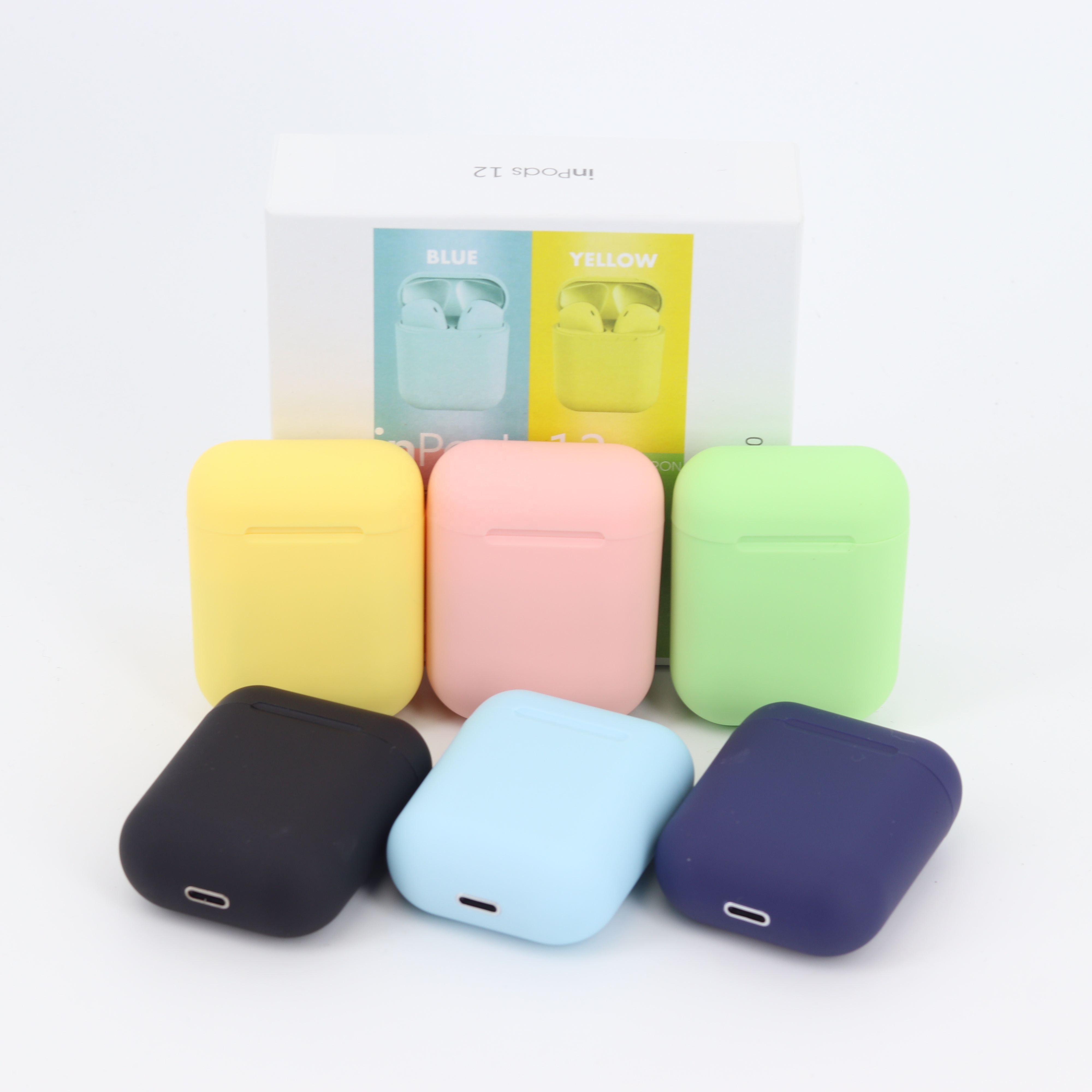 Лидер продаж Amazon, беспроводные наушники Macaron Inpods 12, гарнитура bluetooth V5.0 для всех смартфонов, наушники macaron