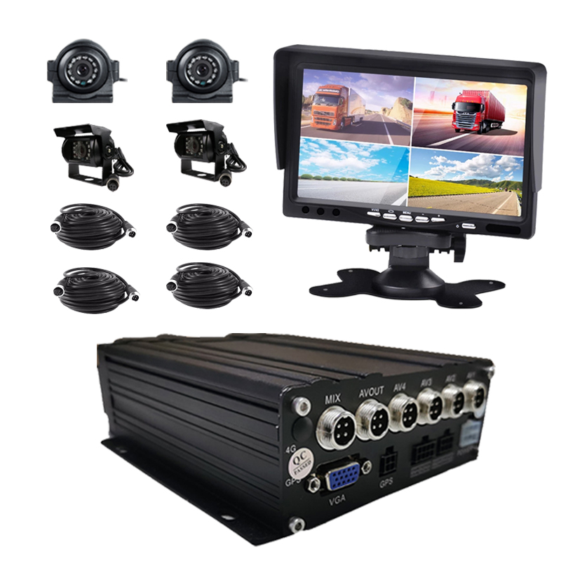 4CH Ahd Автомобильный видеорегистратор 4G GPS Мобильный DVR Автомобильный видеорегистратор