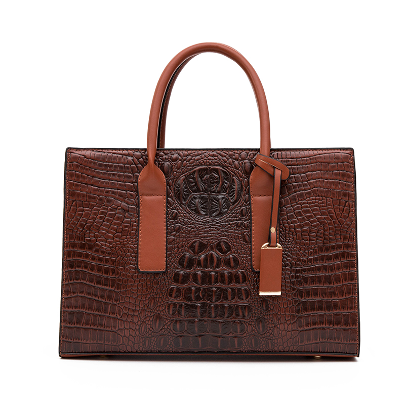 Promote Christmas gifts high-end handbags women vintage crocodile pattern high quality handbags shoulder bags