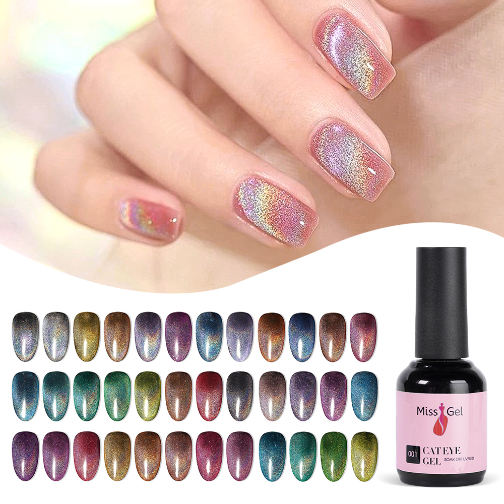 Магнитный Гель-лак для ногтей Rainbow Cat Eye Oem 9d, 15 мл