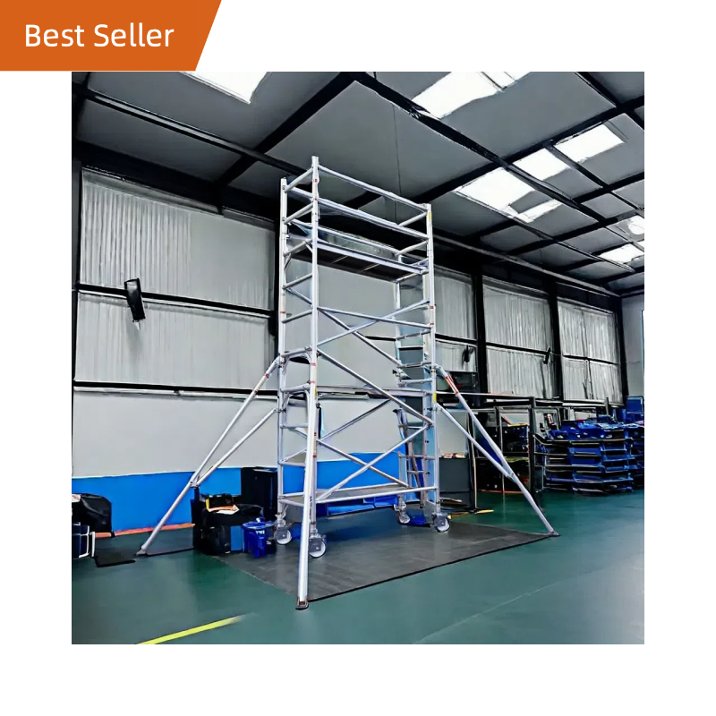 Aluminium Facade Scaffolding and working tower and mobile multi-function working Scaffold platform For Construction