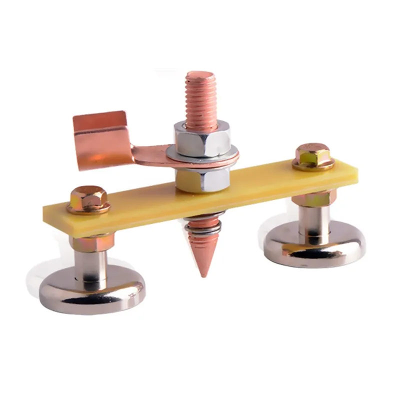 Welding Magnetic Ground Clamp-Double Head Magnets Magnetic Holder