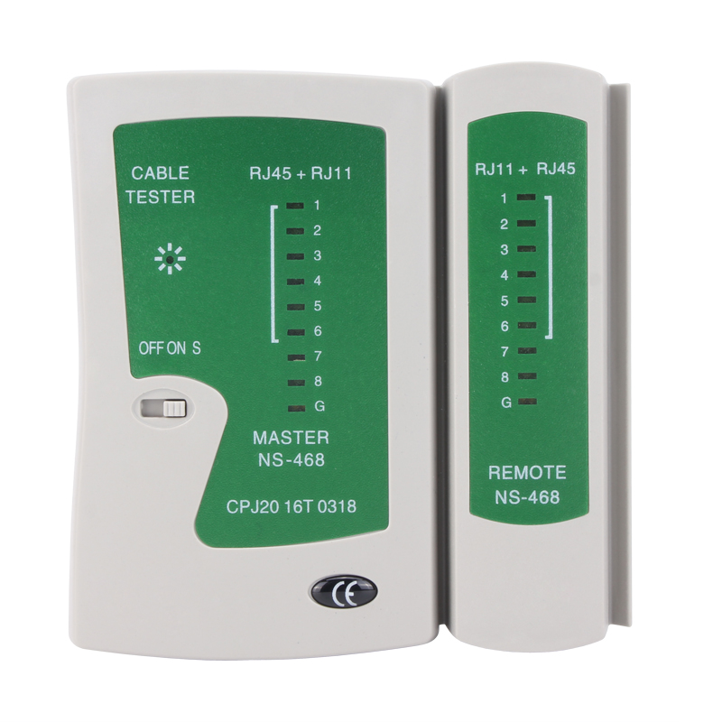 Инструменты для тестирования сетевого телефонного кабеля VCOM, тестер сети Ethernet RJ45 RJ11 LAN