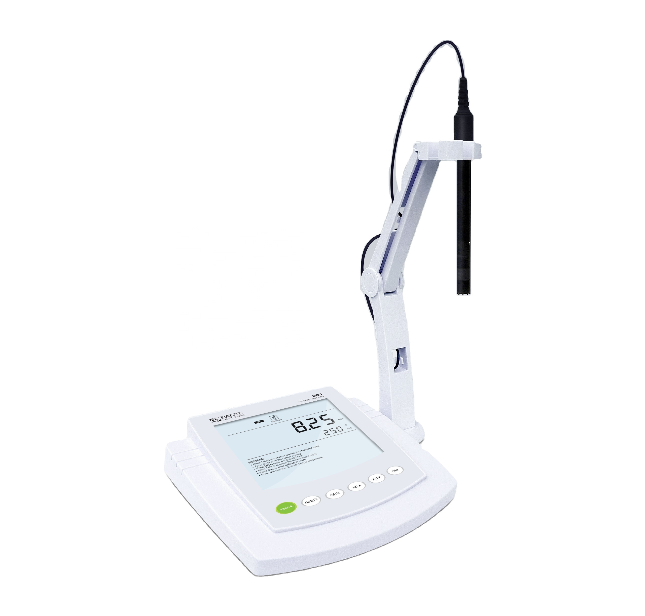 Benchtop digital aquaculture water dissolved oxygen meter test