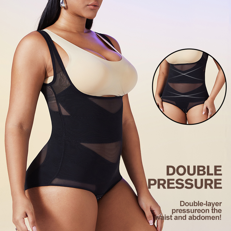 Waist Trainer Leggings Tummy Control Breathable Shapewear Slimming Shapewear Bodysuit Full Body Shaper for Women