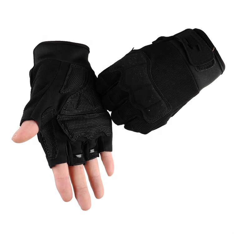 Half finger touch screen tactical military outdoor gloves