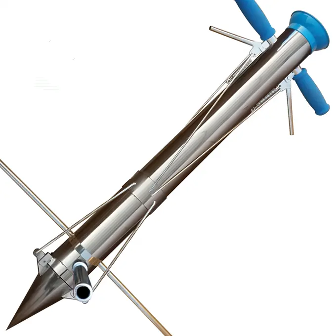 7.6CM Double Handle Manual vegetable tobacco seedling transplanter seeders & transplanters