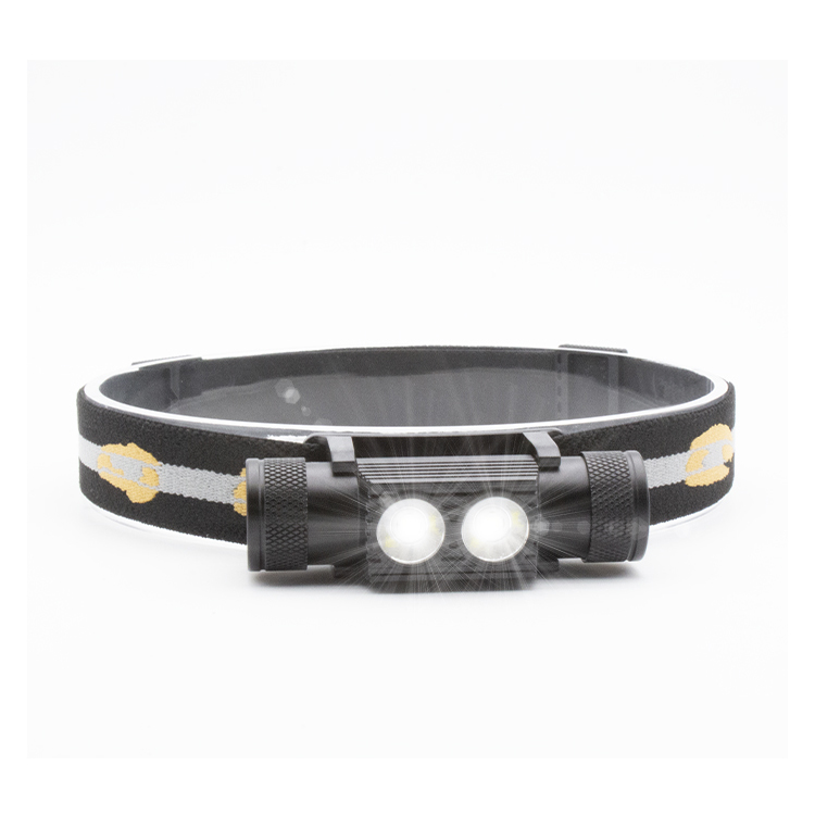 2021 Hot Sales Customized Aluminum Alloy High Lumen Rechargeable Battery Portable Head Light Headlamp