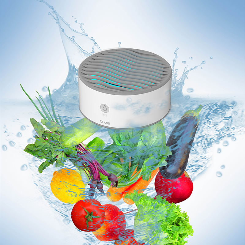 Olansi C5-B стерилизатор для фруктов и овощей, машина для очистки мяса морепродуктов, домашняя машина для мытья овощей и фруктов