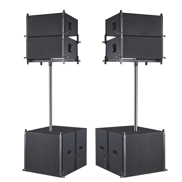 Active Audio Line Array Speakers Sound System with powered subwoofer build in amplifier module for outdoor live music party