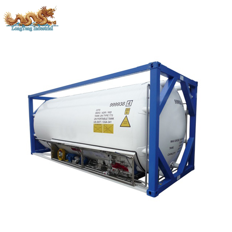Абсолютно Новый T75 ISO 20ft Криогенный Бак контейнер для CO2