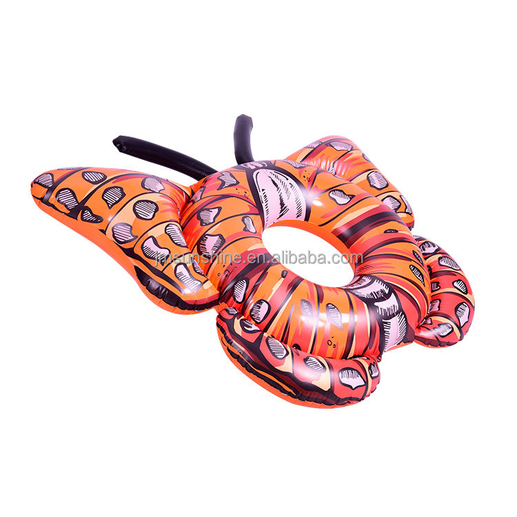 Factory Customization Brown theme swim body ring swimming rings inflatable pontoons tube