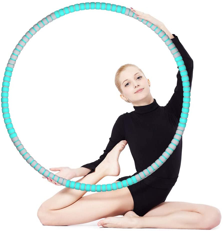 Утяжеленная сердцевина из нержавеющей стали, кольца Hula, 8 секций, съемные, для фитнеса и тренировок