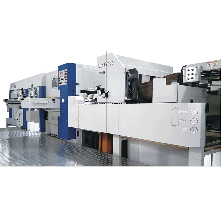 CE Certification Auto China Platen Corrugated Die Cutting And Creasing Machines With Stripping Part