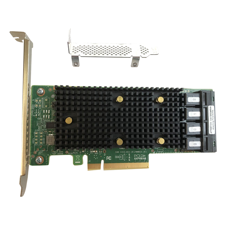 9400-16i SGL 16-Int порты 12 ГБ/сек. SAS/SATA/NVMe Tri-Mode PCle3.1 x8 LSI MegaRAID HBA
