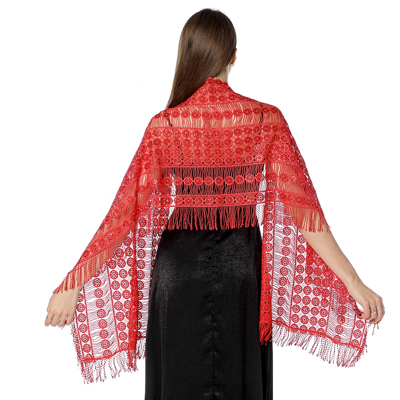 Elegant Bridal Bridesmaid Sequin Shawl for Wedding and Party High Quality Evening Dress Wraps