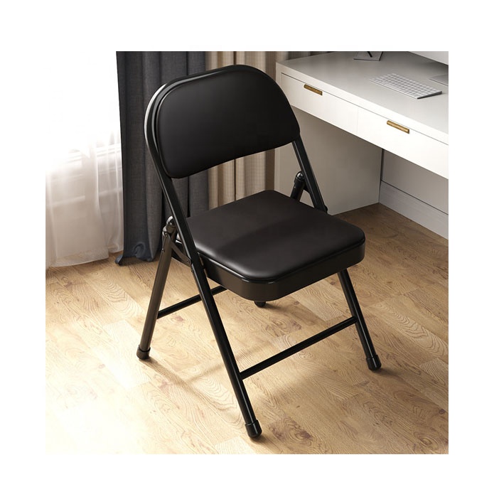 Folding chair portable household simple dormitory stool training meeting office computer chair simple dining chair