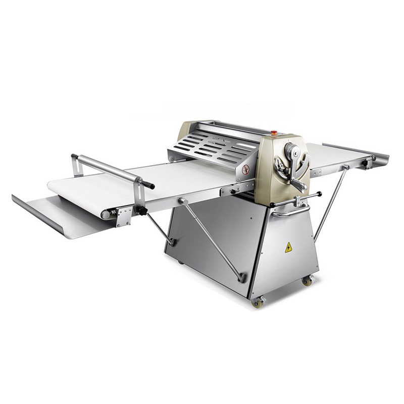 Automatic Reversible Dough Sheeter Table Top Pizza Base Dough Sheeter Bakery Bread Machines Biscuit Pita Press Machine 220 Volt
