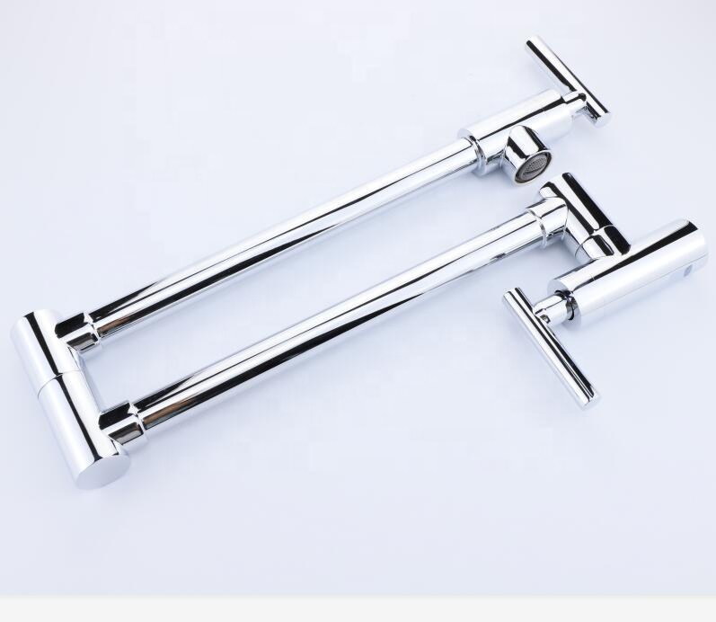 cUPC home hotel commercial wall mounted folding stretchable swivel spout single handle kitchen sink faucets taps pot filler