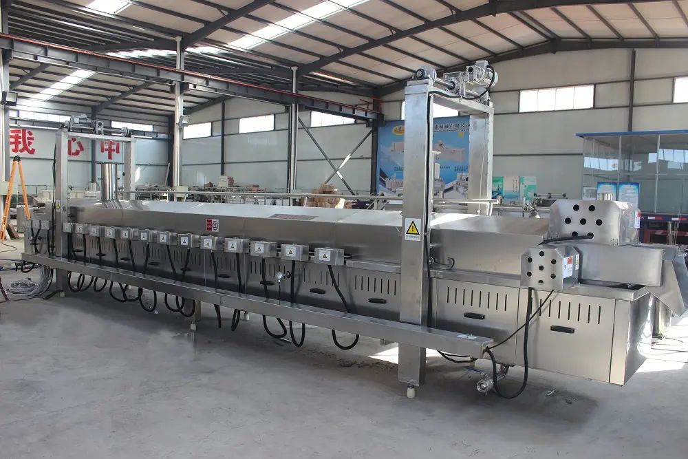 New Product 2021 High Productivity Easy To Operate Multifunctional Continuous Fryer